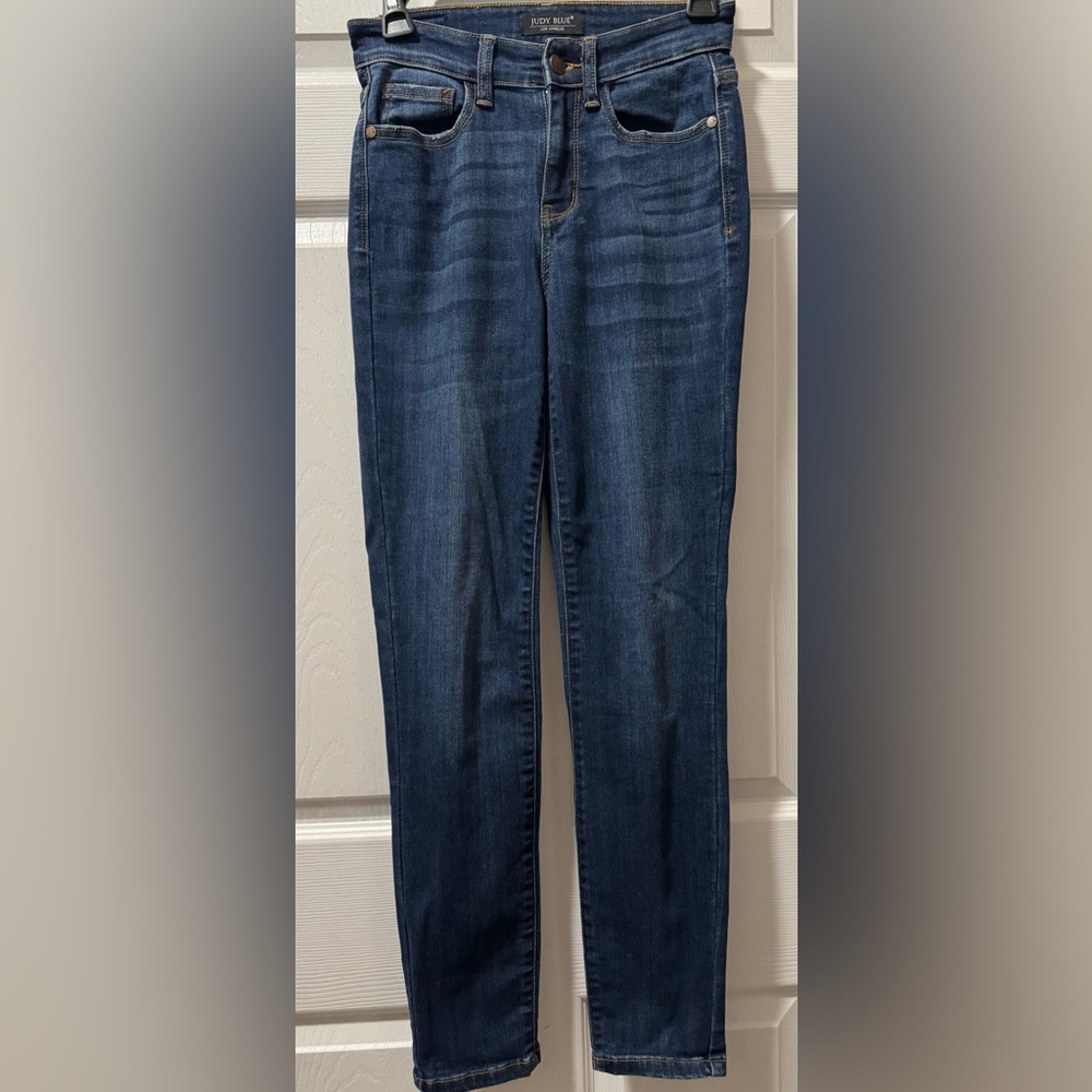 Judy Blue Dark Wash Straight Leg Jeans